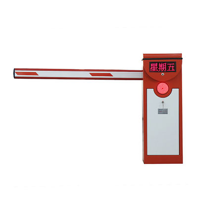 calidad  Durable Intelligent Automatic Oval Barrier Gate Boom Barrier With LED Light fábrica